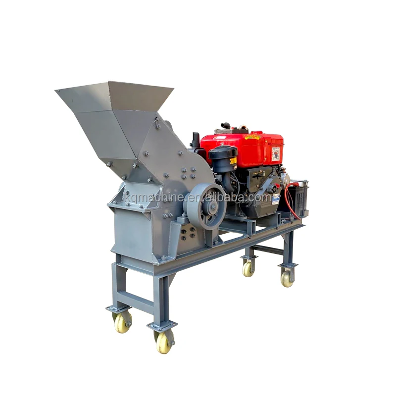 China Factory Portable Mobile Hammer Crusher Limestone Gold Mining Coal Crushing Machine