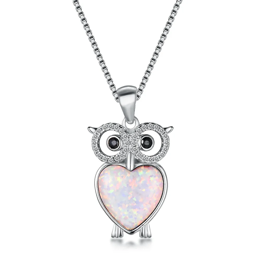 JCA Fashion cute Owl Pendant necklace for women Aubao necklace accessories personality jewelry