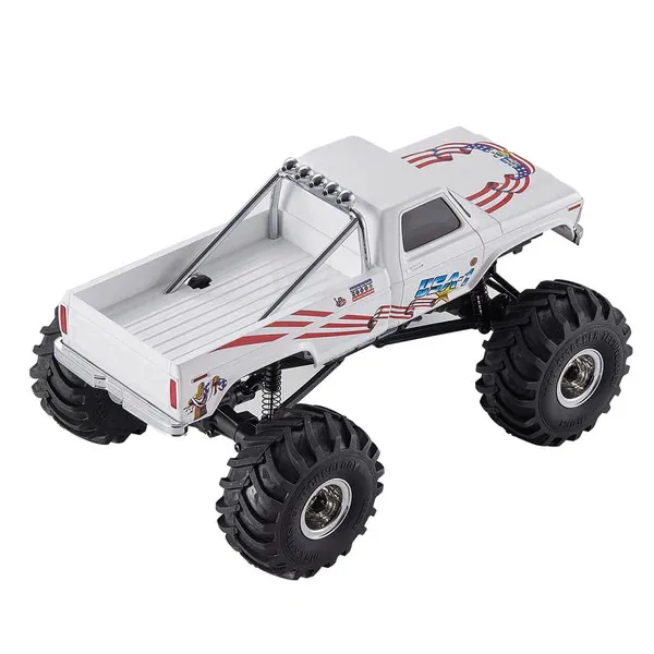 Cheap Two speed Crawler Pickup Stunt  Car USA-1 FMS 1/24 FCX24 Max Smasher V2 Electric Mini RC Monster Truck RTR 4WD Vehicle Toy