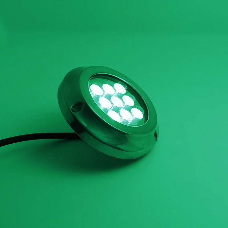 Boat Underwater Light IP68 Waterproof 12V 24V RGB Stainless Steel Marine Under Water Lights