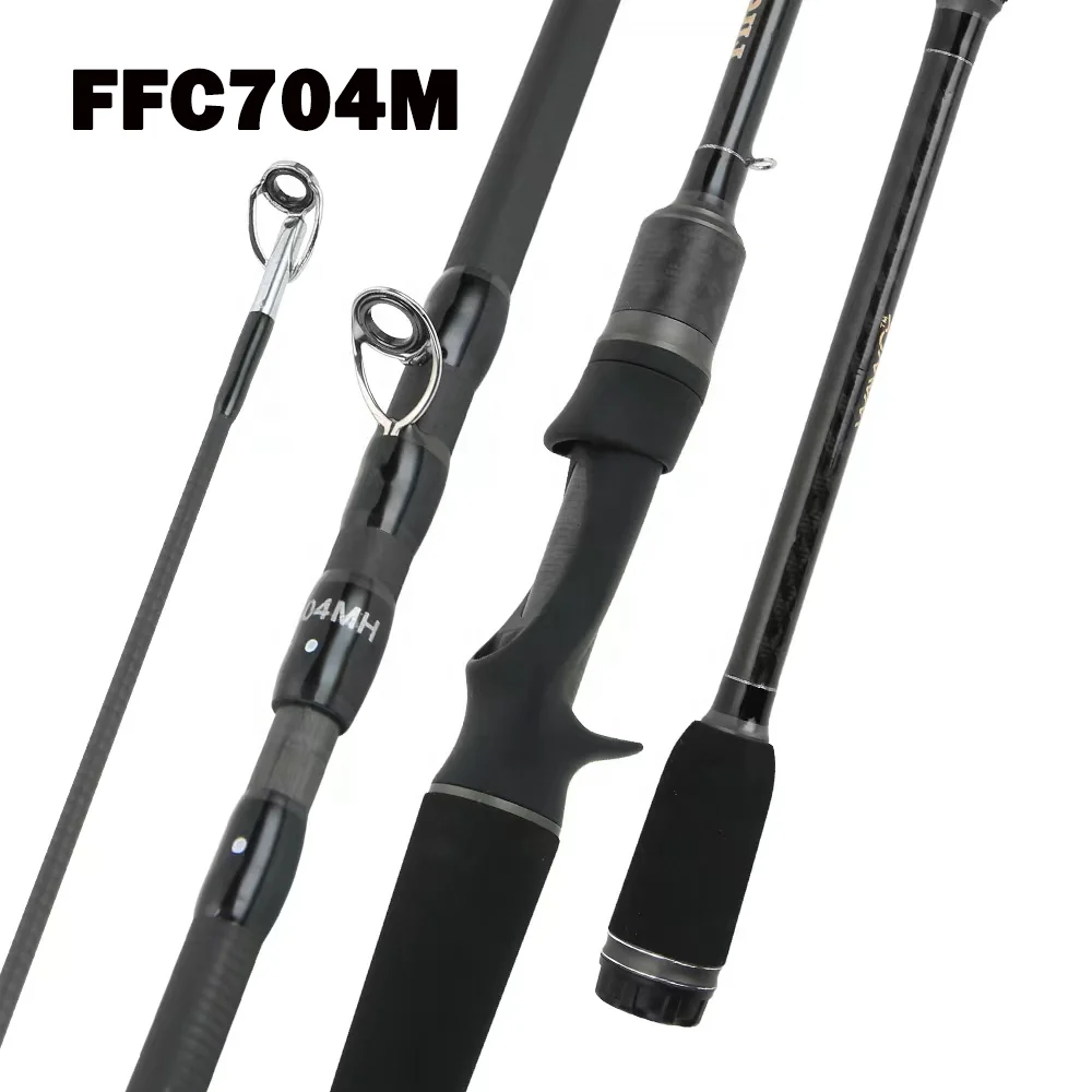 Weihai wholesale 4 section 228cm spinning casting fishing rod 30T TPS TVS EVA grip domestic manufacturer supply fishing rod