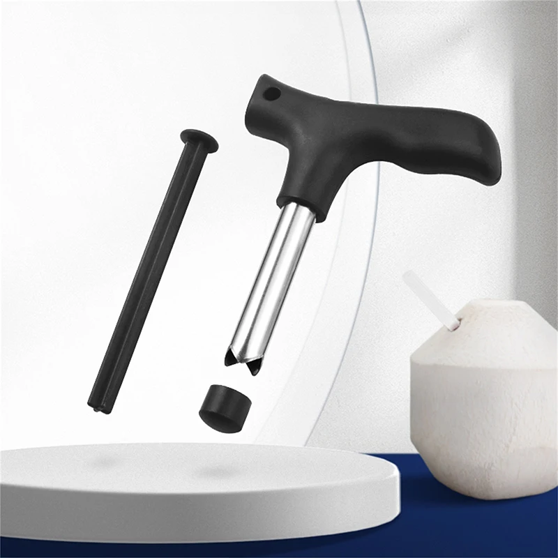 Portable Stainless Steel Manual Coconut Opener Fruit Vegetable Tools Handheld Coconut Opener