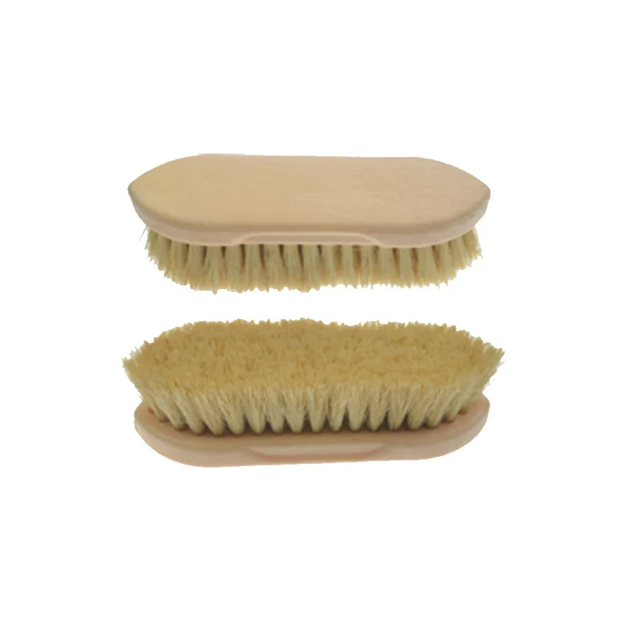 8 inch Foaming Dandy Horse Brush Use Easy Soft Hair Long Hair Horse Brush- Horse Hair Cleaning Brush Grooming Face Comb