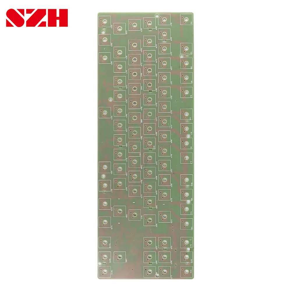 Лидер продаж беспроводное пианино с usb-рамой 10 клавиш 87 gh60 60% 65% rgb hotswap механическая печатная плата dz60 в сборе