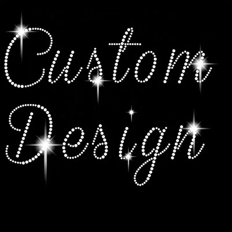 Custom Wholesale oes Eastern Star Rhinestone Transfer  Design iron on Bling Rhinestone Iron Heat Transfer Hotfix Ready to Press