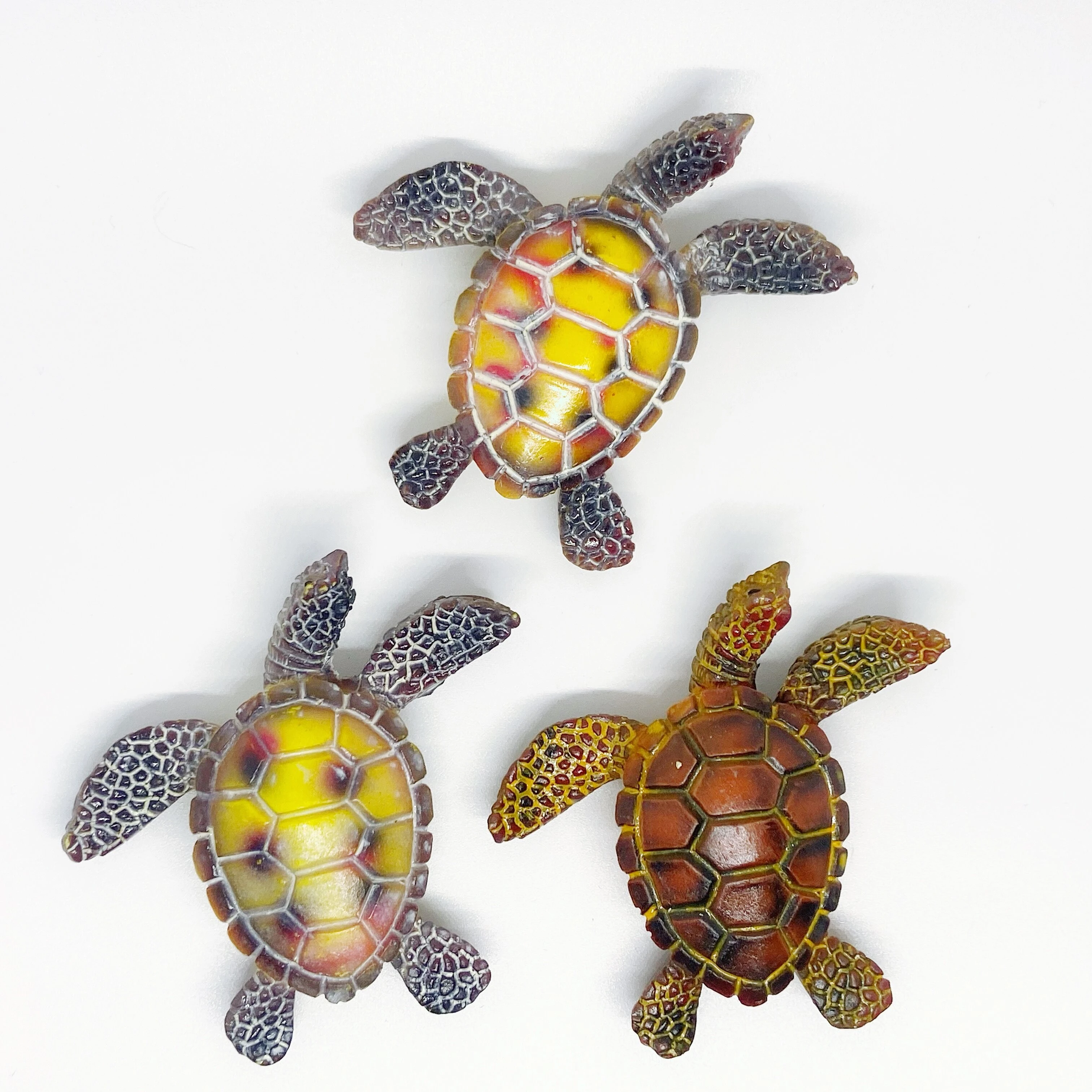 YIWU BaiWen Manufacturers  promotional sea fridge magnet souvenir  turtle    3D  resin fridge magnet   tourist gift