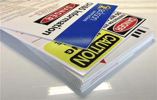 Custom Corrugated Plastic Correx Corflute Coroplast Poster/Bandit Sign