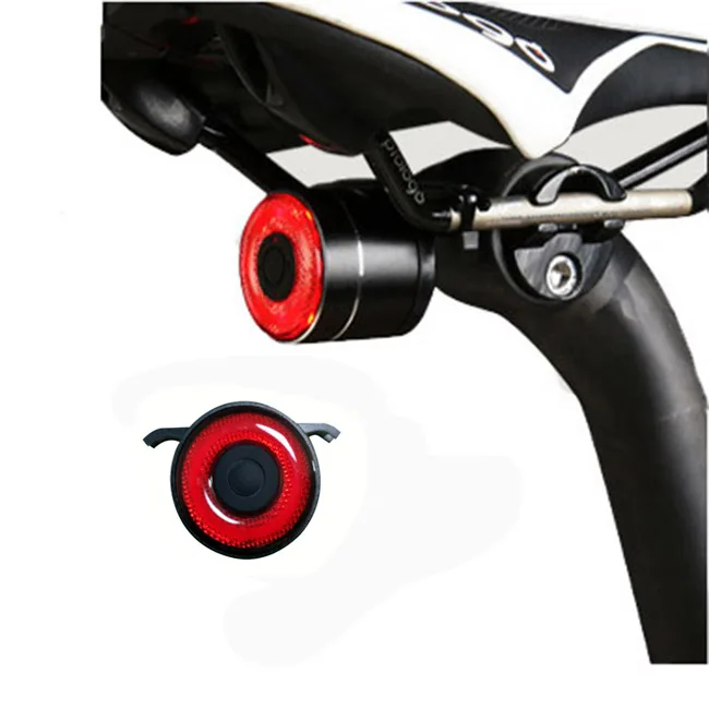 
2020 smart bicycle rear light auto startstop brake sensor and USB rechargeable Bike Tail Light accesorios de bicicleta LED lamp 