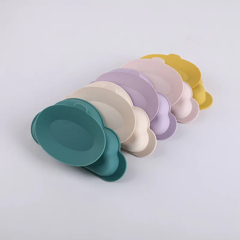 Портативные Нескользящие присоски для детей младенцев и детей чаши в форме облака силиконовая присоска детские товары