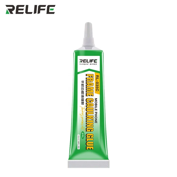 RELIFE RL-035C Mobile phone frame caulking glue Black or Transparent Glue For Mobile Phone Repair Tools
