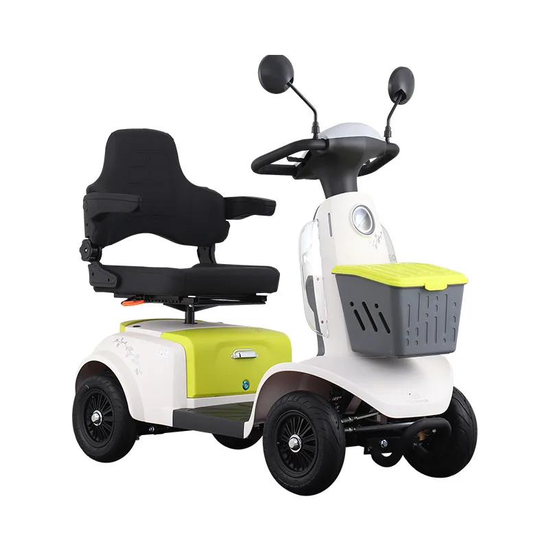 NEO Handicapped Scooter with Lens Headlight and Four Wheel Suspension by VIGOROUS