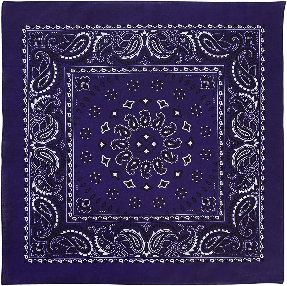 Custom design printed logo bandana square scarf