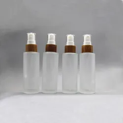 Yuyao Factory Vintage Atomiser Elegant Wood Cap Frosted Room Mini Body Spray Bottle