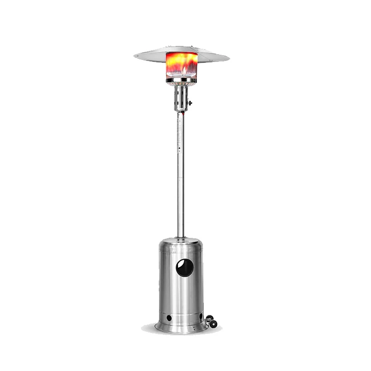 Flame Patio Heater With Fuel Propane Cheap Stainless Steel Outdoor Gas Patio Heater