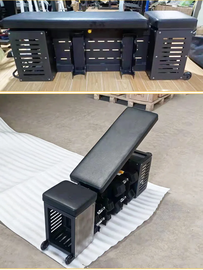 New Fitness Equipment Combination Bodybuilding Stool Integrated Gym Trainer Dumbbell Bench