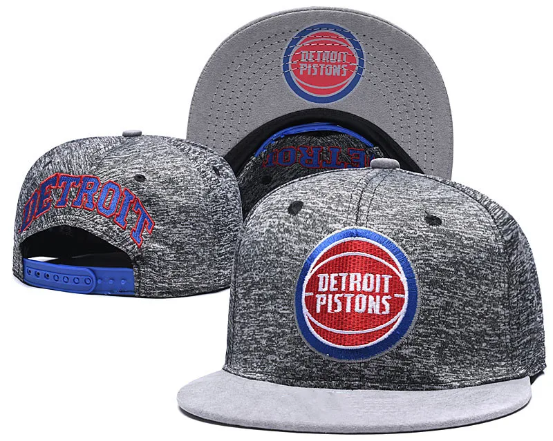 N BA Detroit поршень 6-панельная шляпа высокого качества в стиле хип-хоп, Кепка с козырьком, 3d вышивка оптовая аппликация с вышивкой