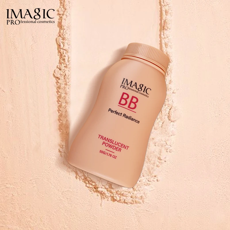 IMAGIC Smooth BB Powder Oil-Control Loose Powder for Women Face Foundation Waterproof Powder Beauty Makeup