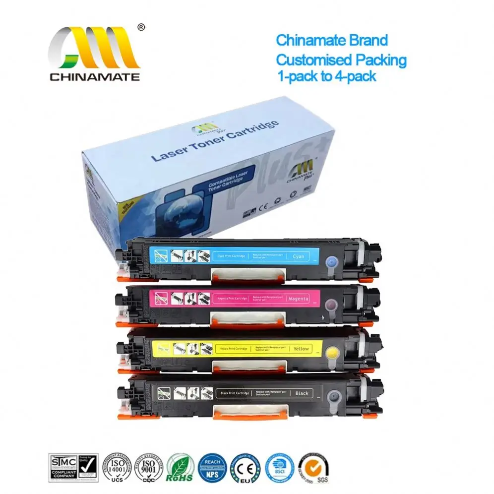 Chinamate for HP 126A CE310A Compatible Toner Cartridge for HP Laserjet CP1025 Toner 329 131 045 046 729 Printer Toner Cartridge