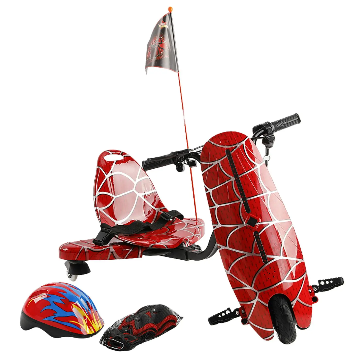 Customizable Drifting Scooter Logo Custom Electric Drift Scooter Blue Gradient Color 360 Drift Trike