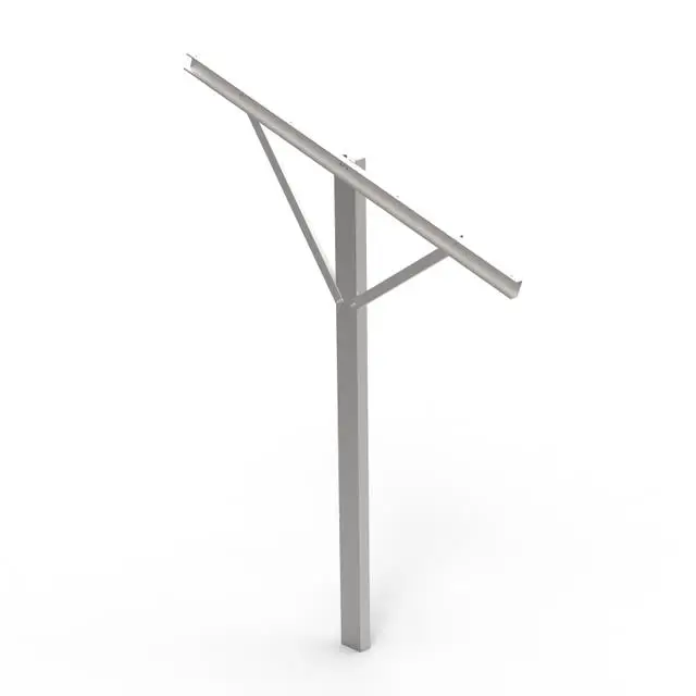 Система крепления солнечных панелей с одной колонной PV