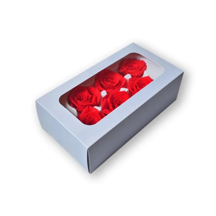 Factory Supply Wholesale  5-6 cm Long Lasting Forever Real Natural Rose Head DIY Eternal  Immortal Preserved Flower Roses