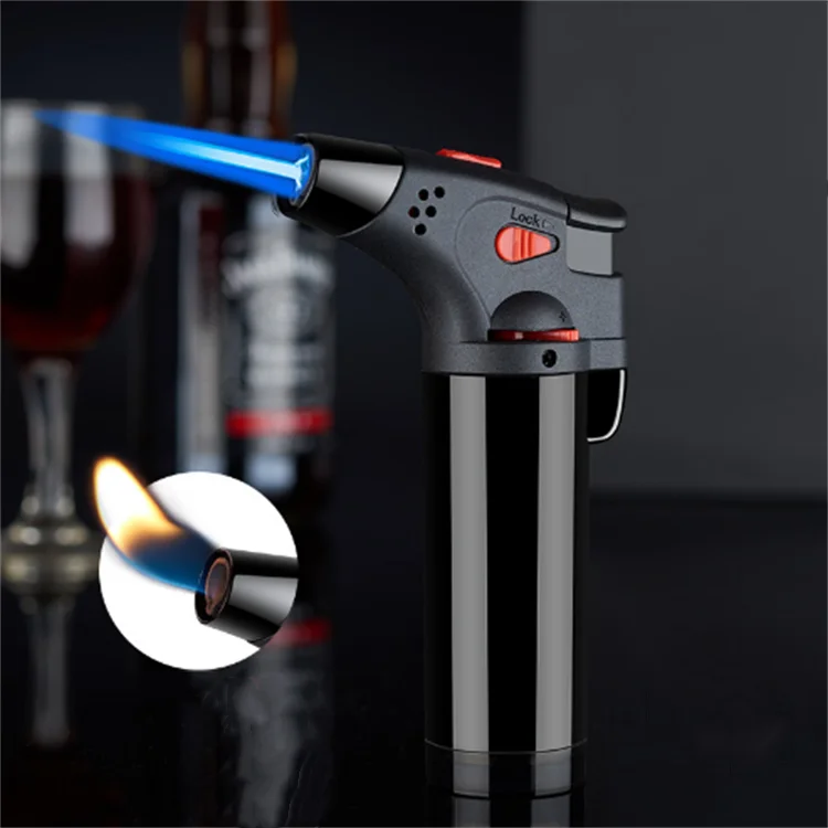 Muti-purpose electronic wholesale cigar jet torch lighter with lock