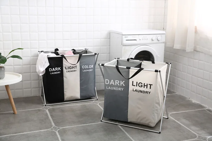 High Quality Waterproof Portable Folding Collapsible Bathroom Bag Dirty Cloth Storage Hamper Laundry Basket