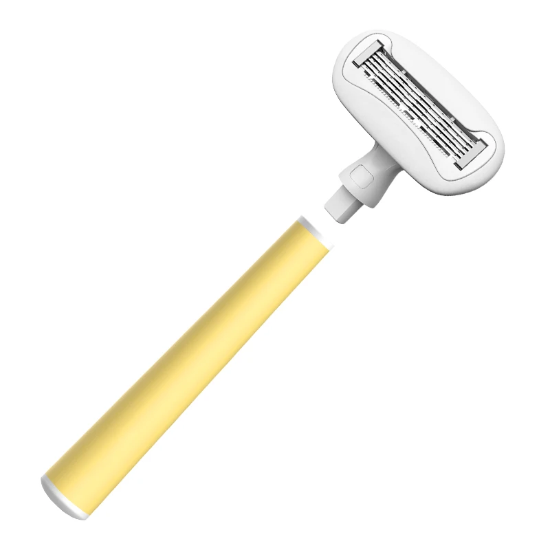 Four blades womennew razors with big lubricating strip fashion shaving online razor blade