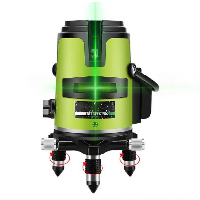 China Manufacture Green Laser Level Professional Portable 2 /3 /5 Line Horizontal And Vertical Cheap Laser Level