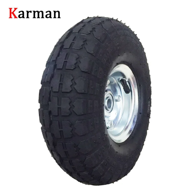 10 inch Air Wheel 260x85 Pneumatic Rubber Wheels for Hand Trolley Truck Garden Wagon Folding Children Cart