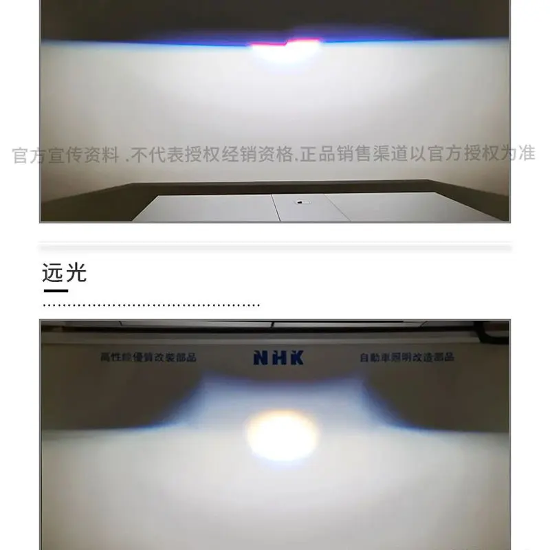 NHK Bi-LED projector 3.0 inch clear lens 55W dual reflector bowl led projector lighting
