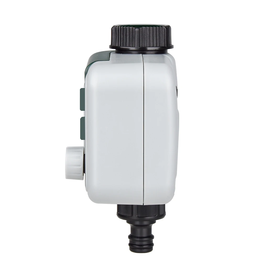 Wholesales new garden outdoor lawn 2*AA alkaline battery water-proof  big screen plastic smart  watering timer