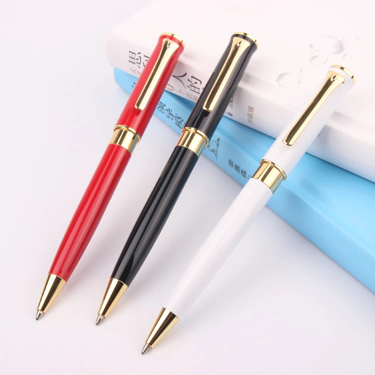 Manufacturers Cheap Metal Ballpoint Pen Custom Logo Color Advertising Business Promotion gift Ball Pen