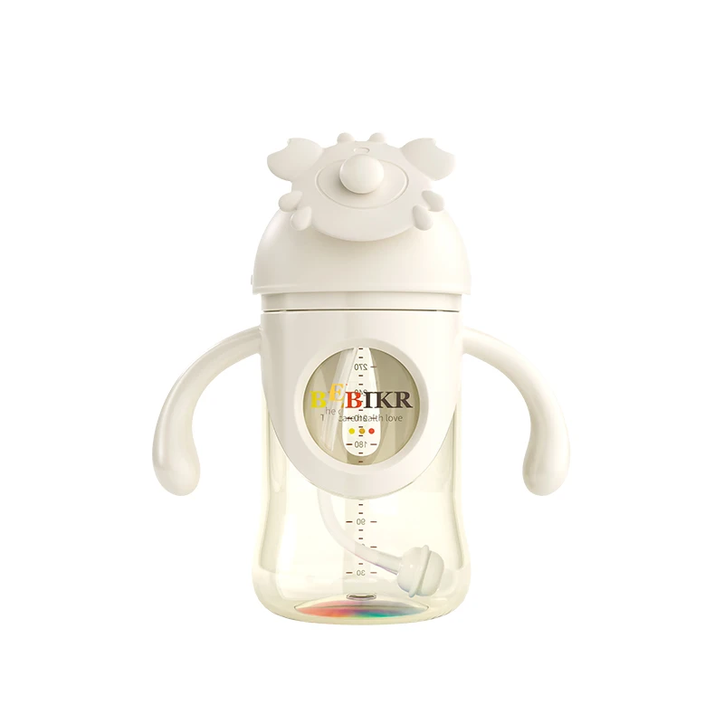 Premium PPSU Baby Feeding Bottles - 0-12 Months, BPA-Free, Safe Silica Nipples, Adorable Printed Patterns