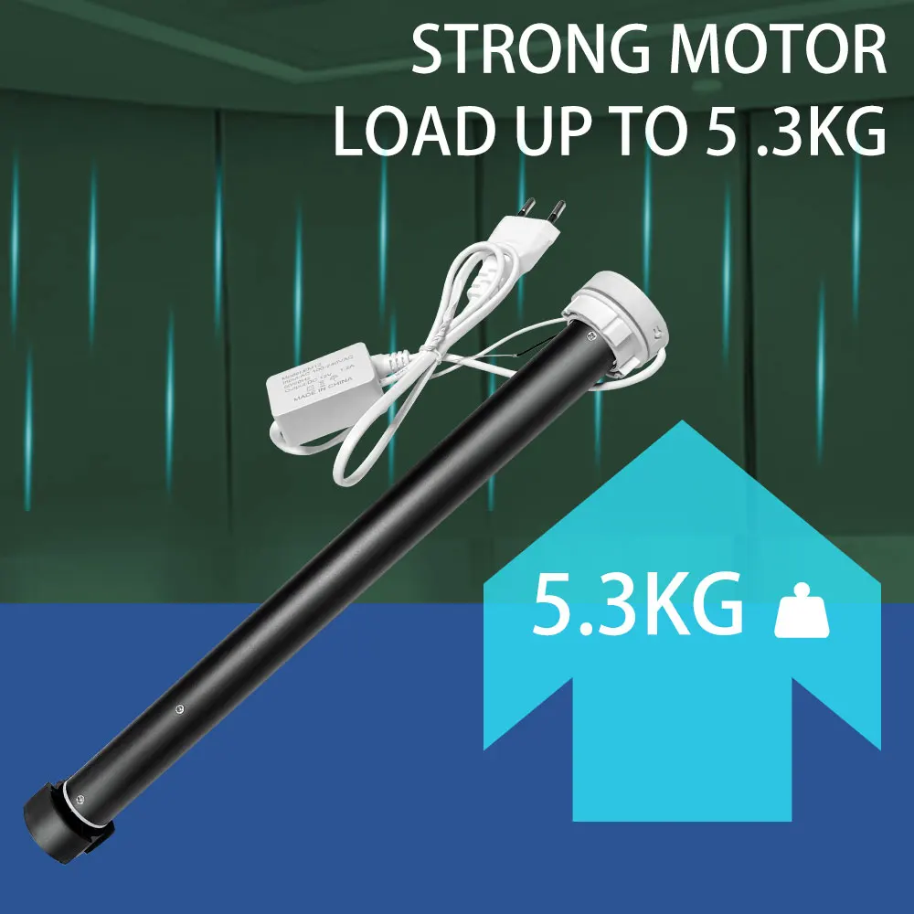 SZMYQ 25mm WiFi  Tubular Motorize Smart Roller Curtain Blinds Shades Tuya App Control Electric Curtain Motor