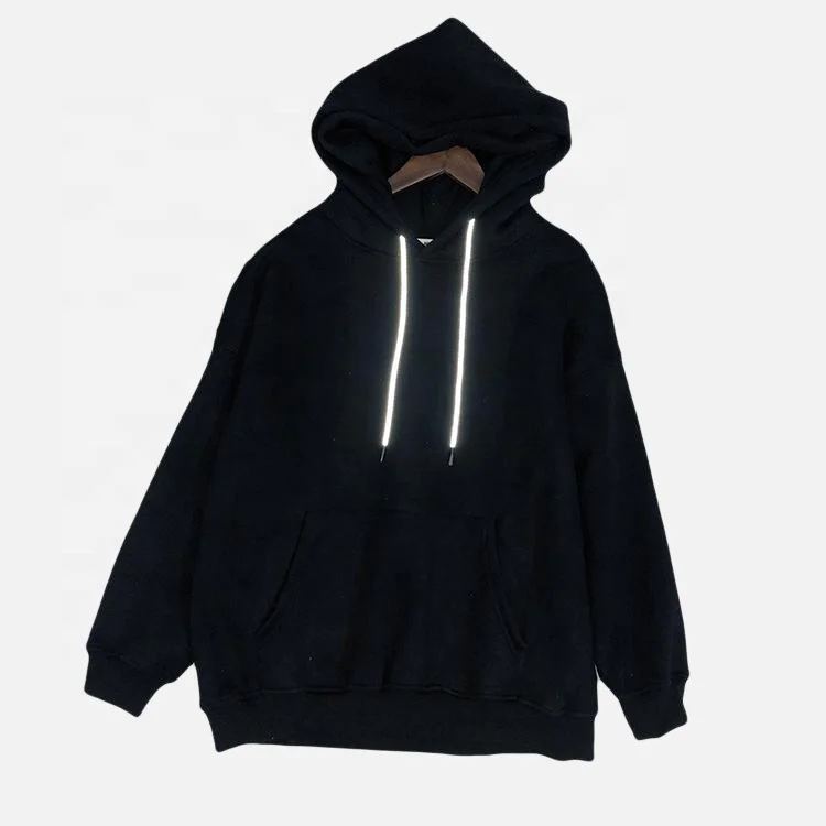 Finch Garment Custom Reflective Drawstring Hoodie Pullover Wing Printing 3m Reflective Hoodies