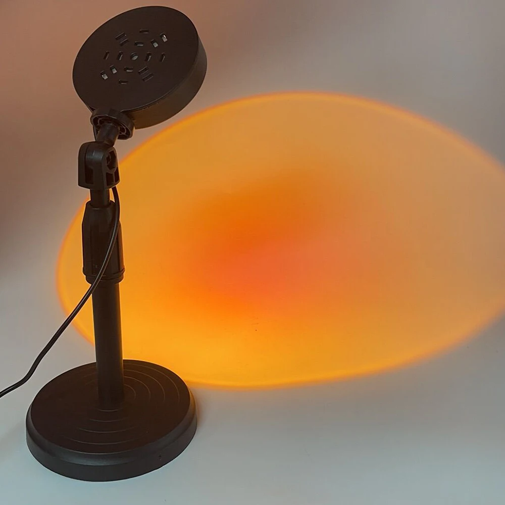 fashionable and hot selling Atmosphere artifact small  bedroom lamp Sunset lamp