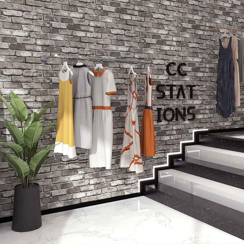 Simple modern vertical stripe wallpaper living room study sofa background bedroom hotel hotel home decoration project wallpaper