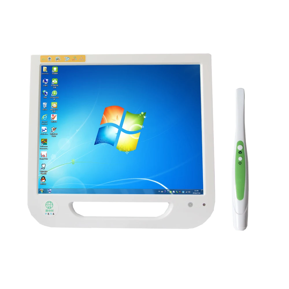 Touch Screen LCD Monitor 17HD Sensor Computer WIFI High Resolution Dental Intraoral Camera