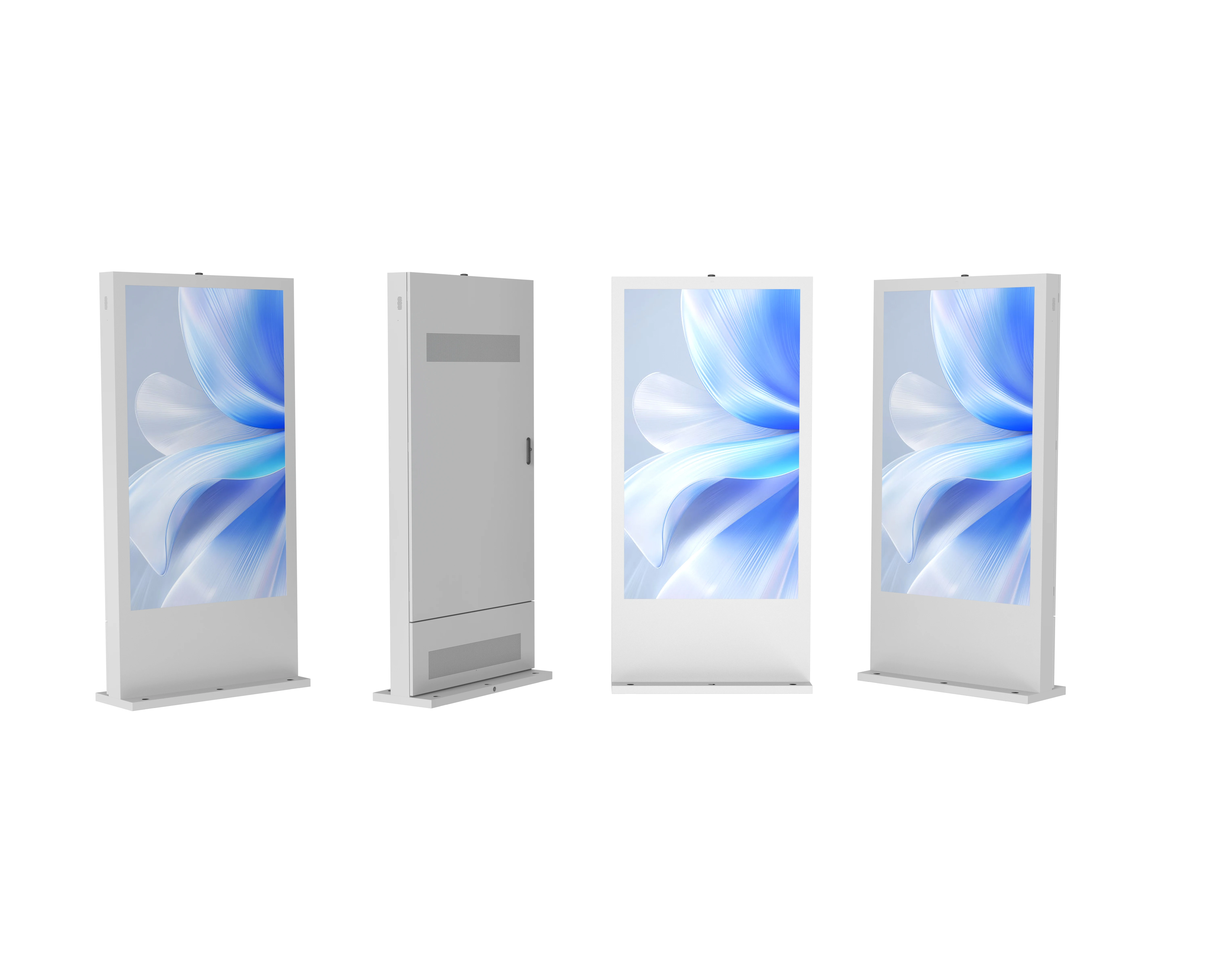 Best Selling LED Outdoor Green Energy Saving Vertical Screen Landing Air-Cooled Display Lcd Advertising Screen