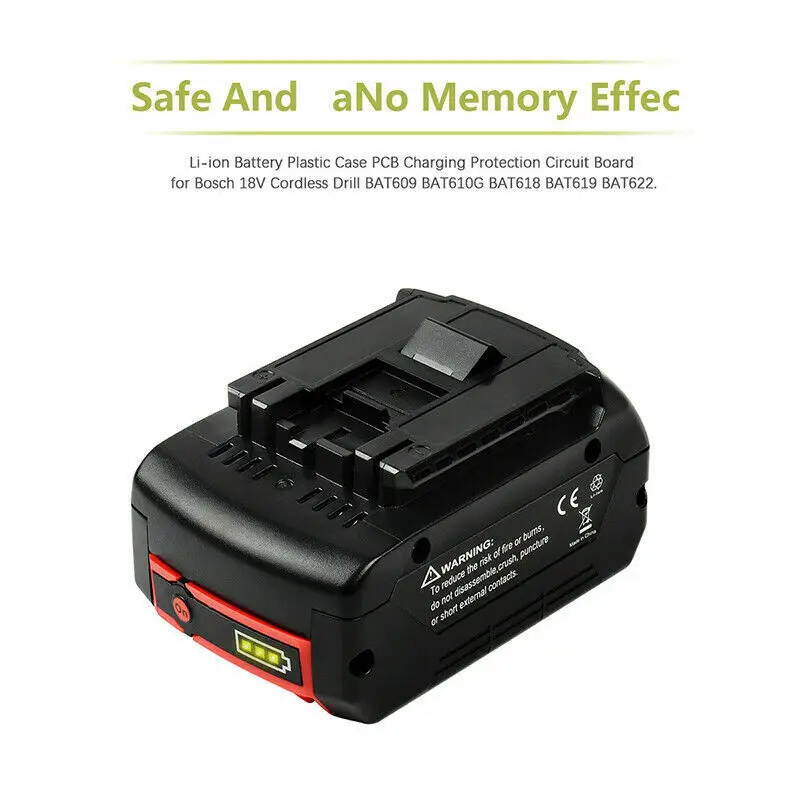 18V power tool battery replacement lithium ion 4.0Ah pack BAT609 BAT610 BAT611 BAT619 BAT620 for