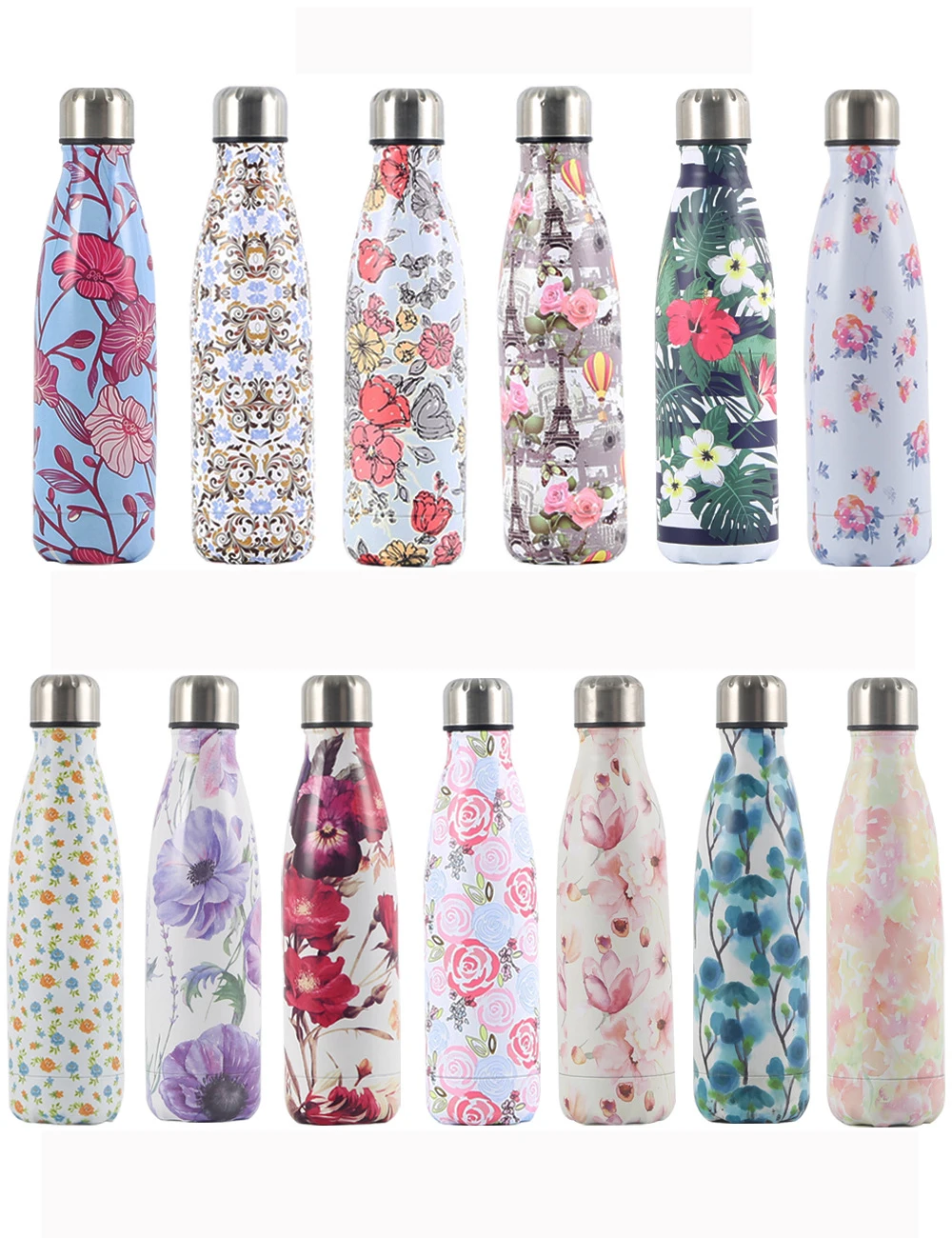 New Products 2022 350ml 500ml 650ml 750ml 1000ml Double Wall Insulated Cola Stainless Steel Water Bottle