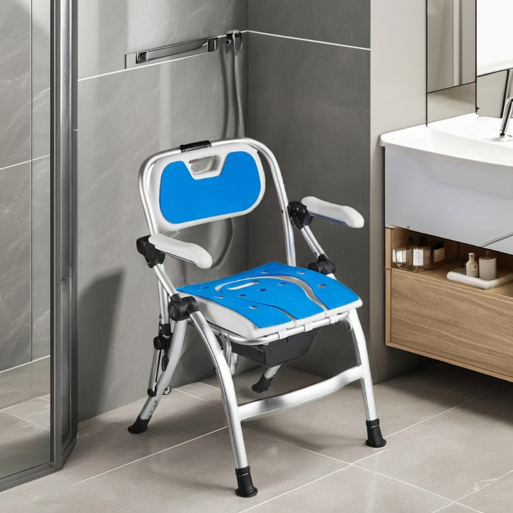 Wholesale Portable Adult Toilet Chair Adjustable Plastic Commode Potty Seat for Seniors Indoor Bathroom Safety Equipment