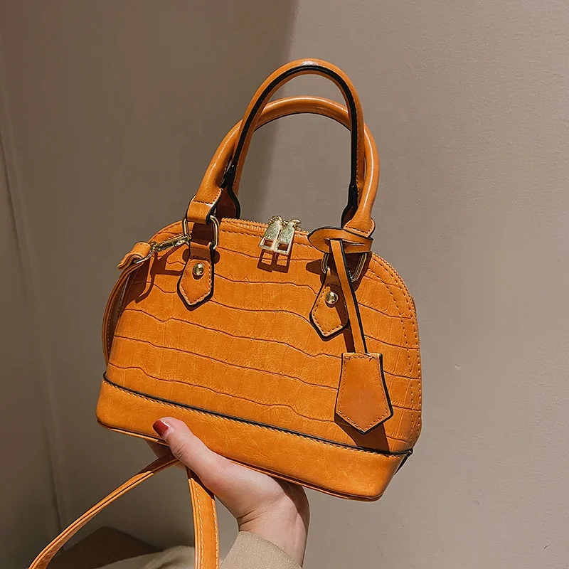 2022 Shell Shape Luxury Ladies Handbags Women Bags Brand Women Shoulder Tote Bags High Quality Pu Leather Purses and Handbags