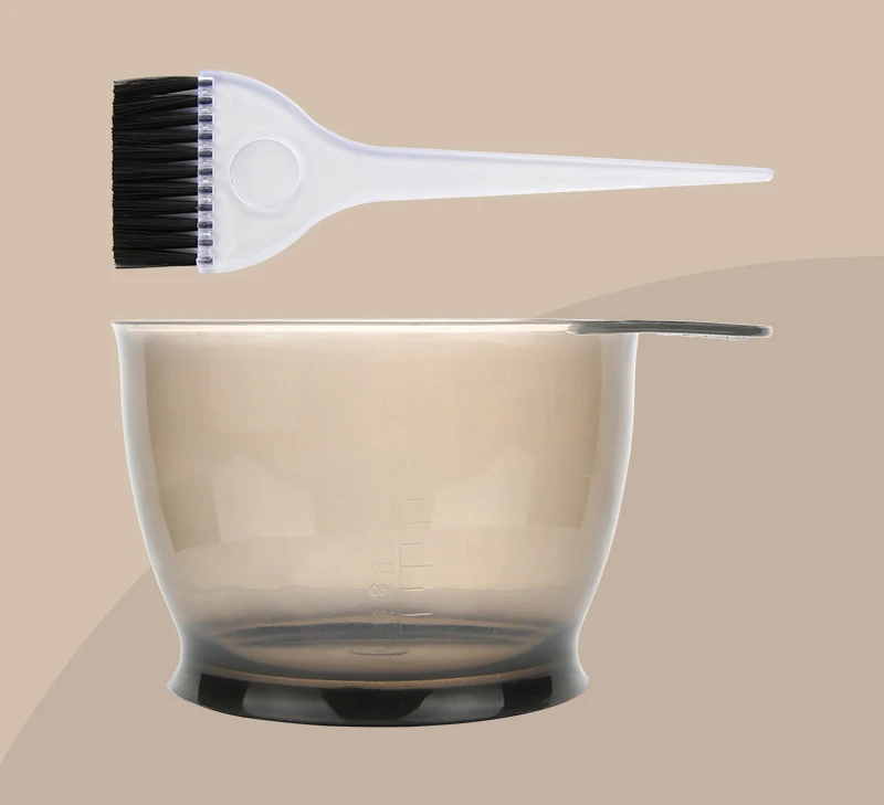 Hair Color Bowl And Hair Dye Brush Custom Double Coloring Hair Color Tint Dye Brush