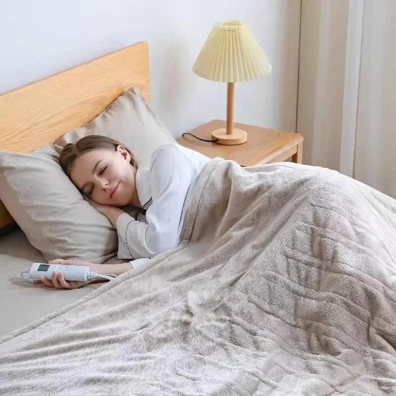 New controller 6 heat settings with LCD PTC+NTC heating system electric blanket