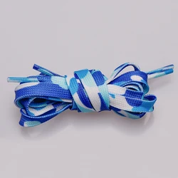 Wholesale Colorful Thick Sublimation, Flat Run Luxury Sneakers Printed Logo Custom Shoelaces/