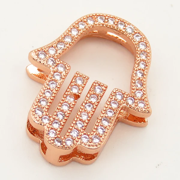 Cheap DIY Jewelry Making Bangle Components Crystal Brass  Round Beads Connectors