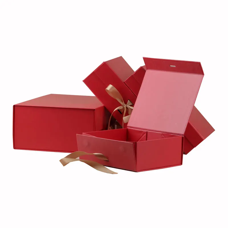 luxury design red cardboard valentine empty gift boxes boxes