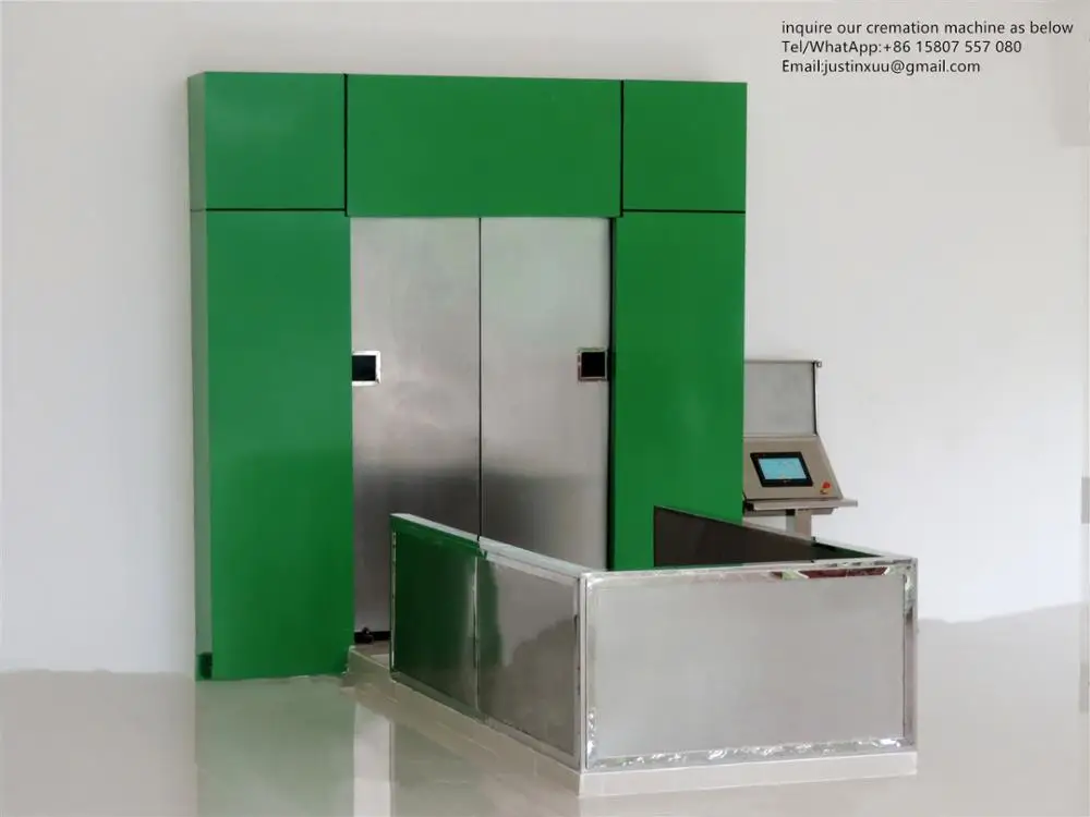 Environmental 24001 Certificated Electrical Cremation Machine for Human, No Smell Durable Cremator on Truck ISO CE